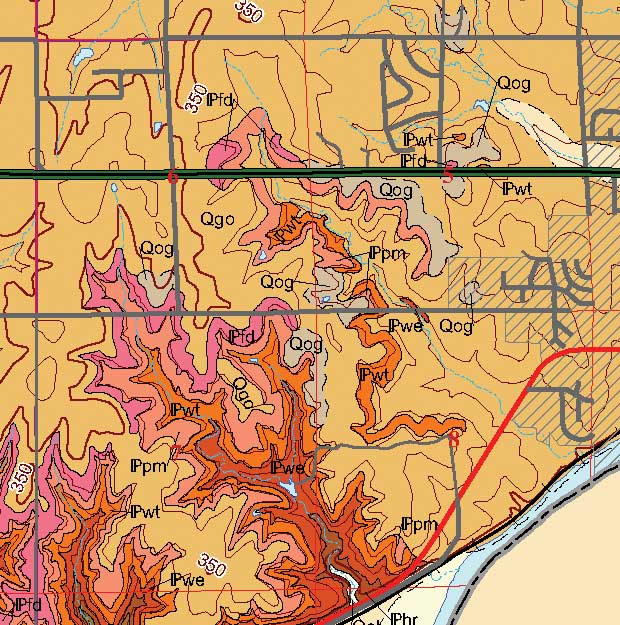 small geologic map