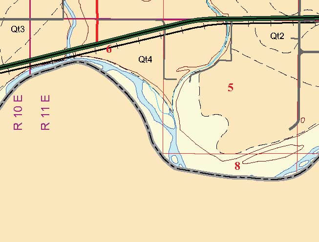 small geologic map