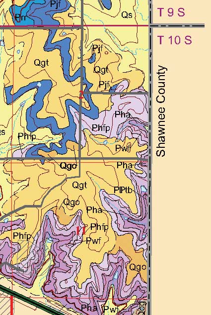 small geologic map