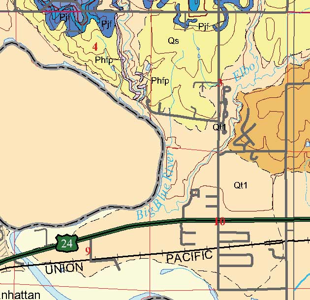 small geologic map