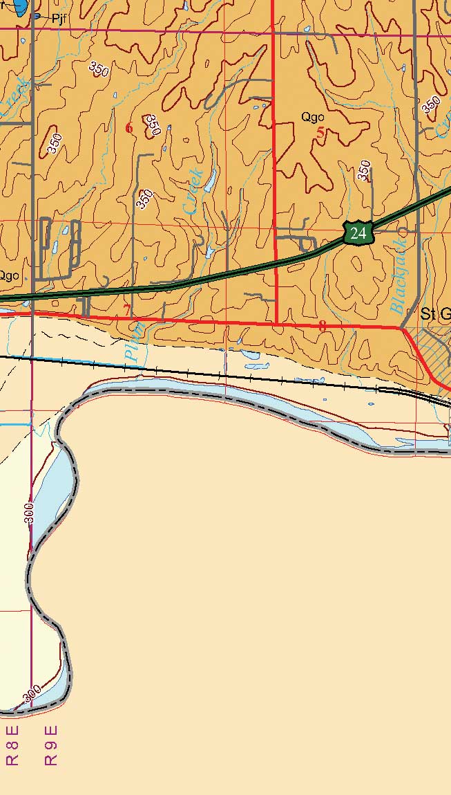 small geologic map