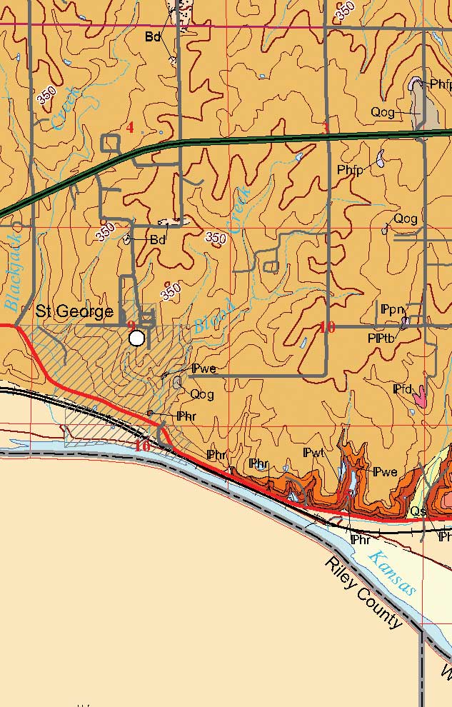 small geologic map