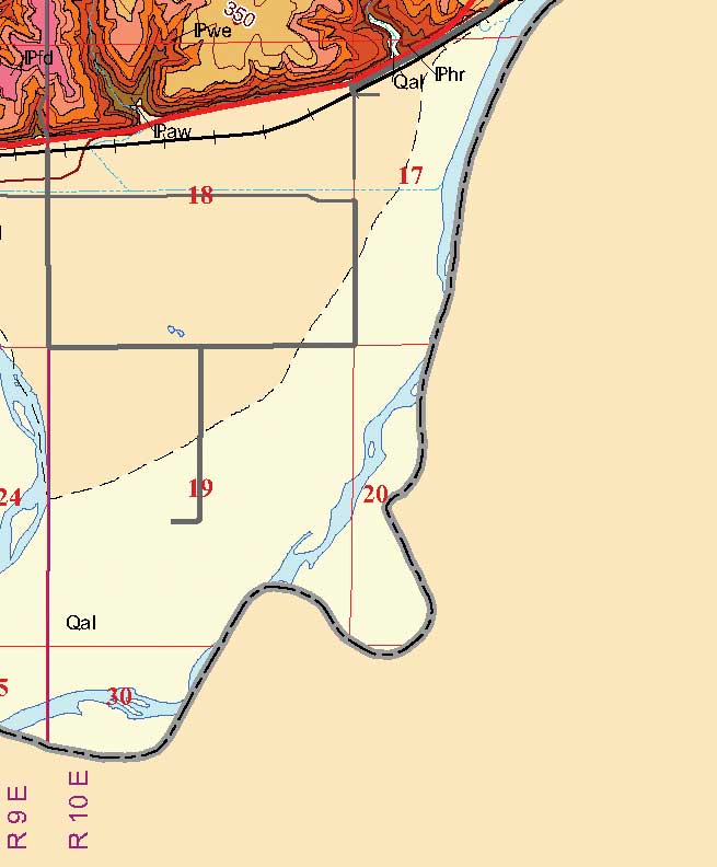 small geologic map