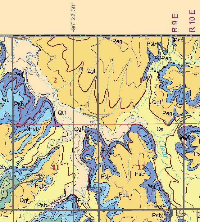 small geologic map