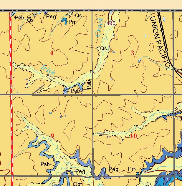 small geologic map