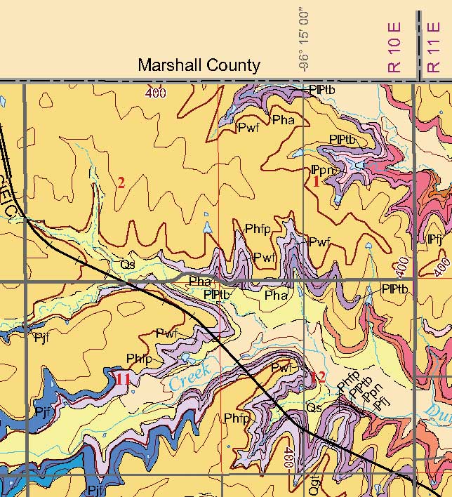 small geologic map