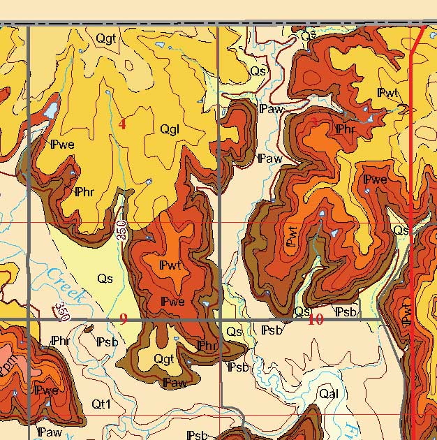 small geologic map