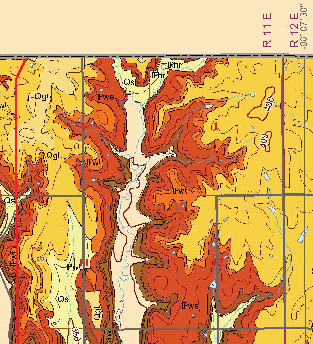 small geologic map