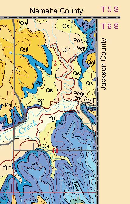 small geologic map