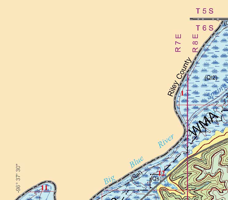 small geologic map