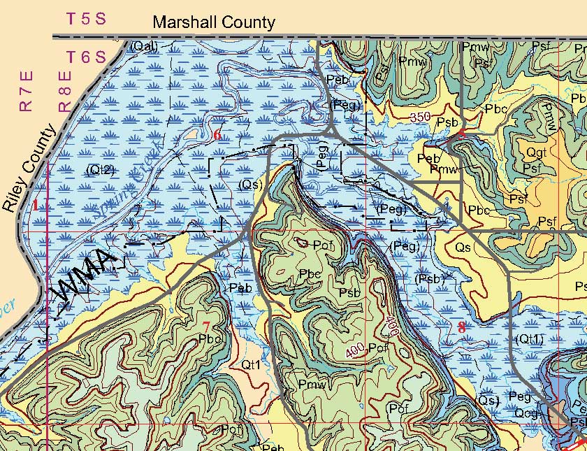 small geologic map