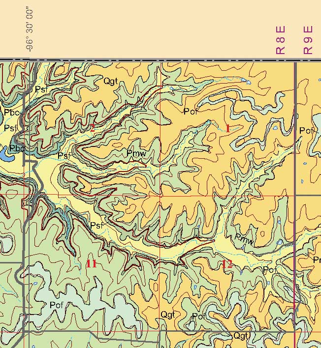 small geologic map