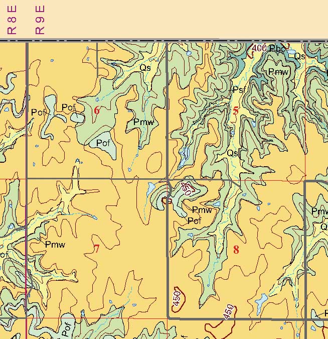 small geologic map