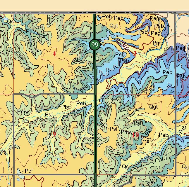 small geologic map