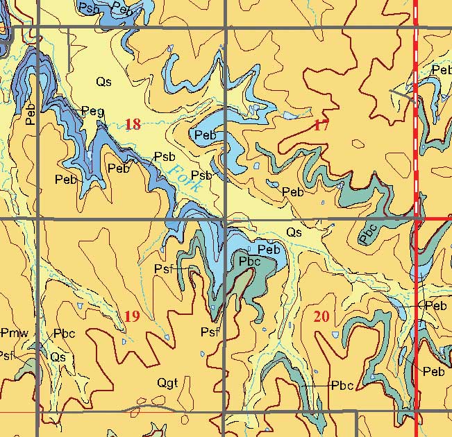 small geologic map