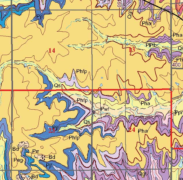 small geologic map