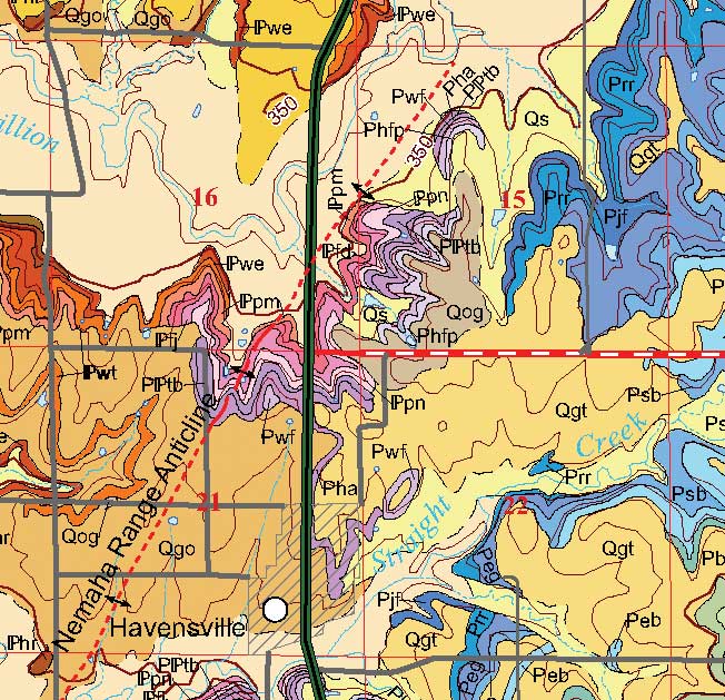 small geologic map