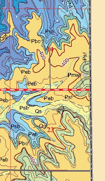 small geologic map