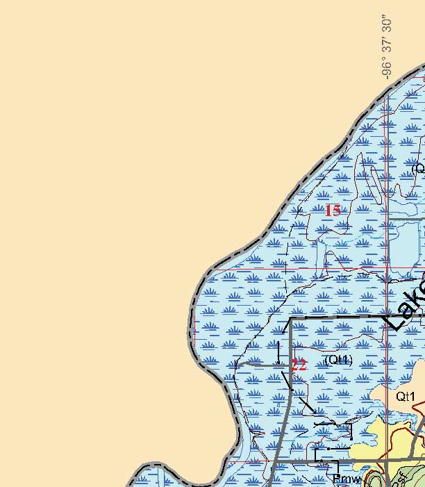 small geologic map