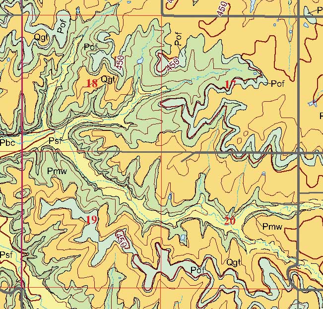 small geologic map