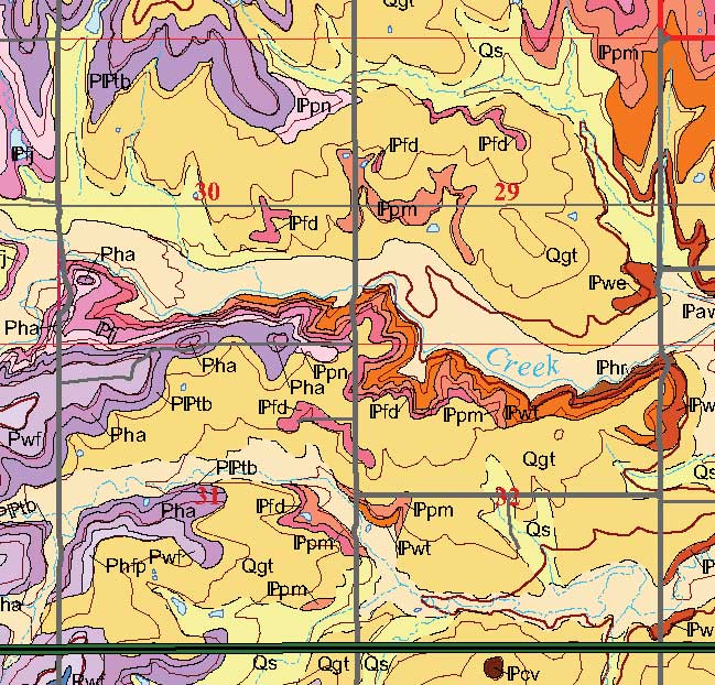 small geologic map