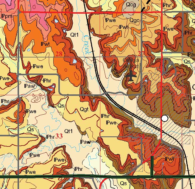 small geologic map