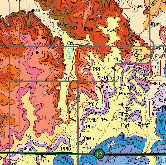 small geologic map