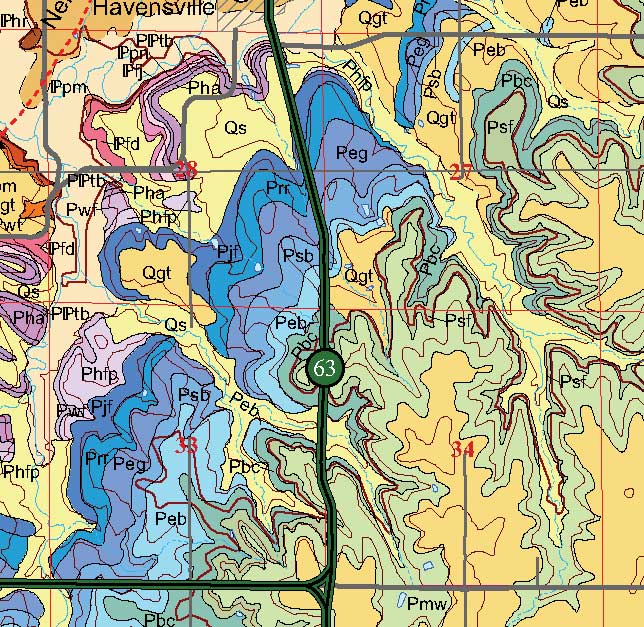 small geologic map