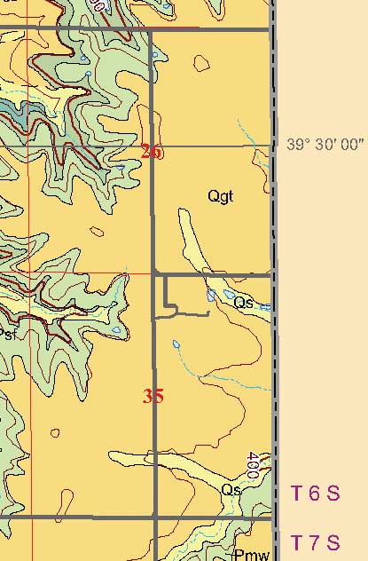 small geologic map