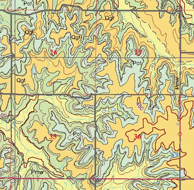 small geologic map