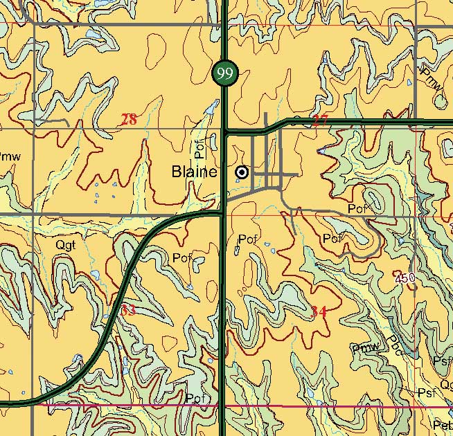 small geologic map