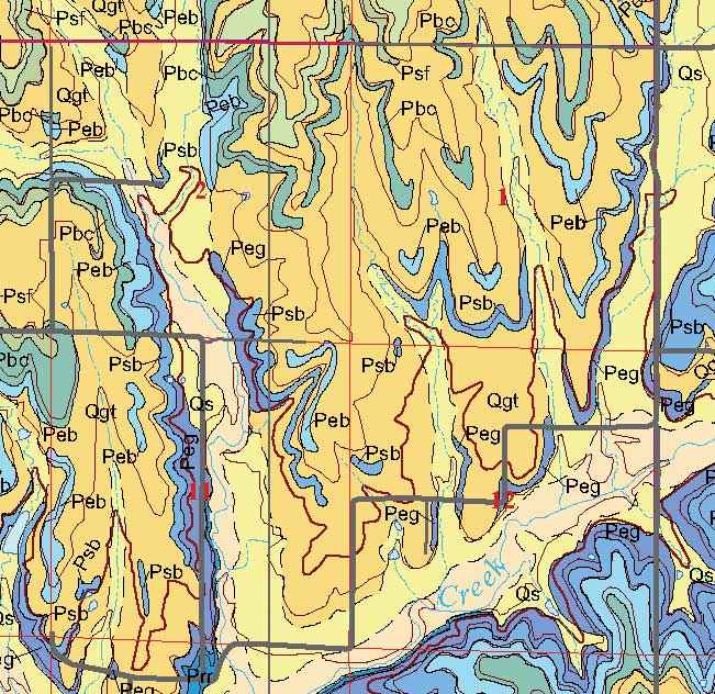 small geologic map