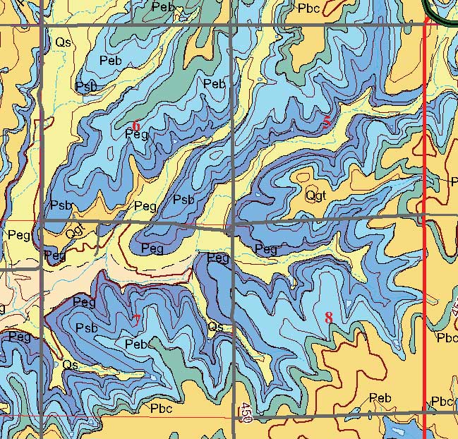 small geologic map