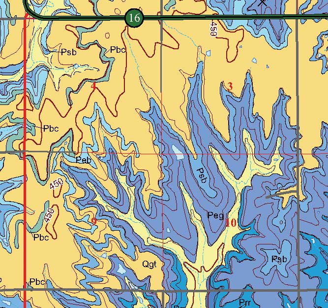 small geologic map