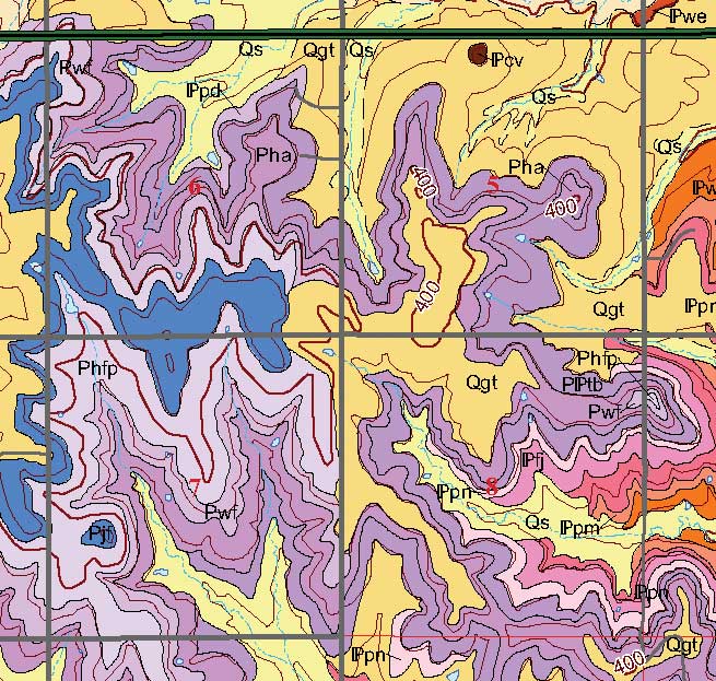 small geologic map