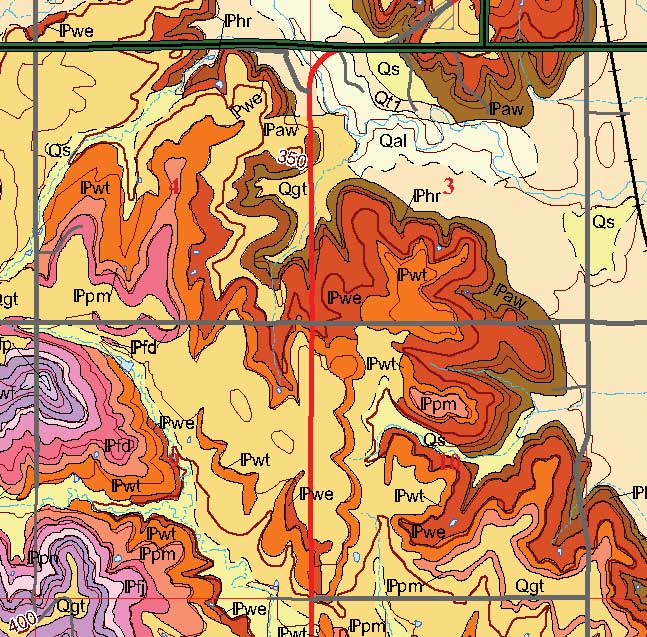 small geologic map