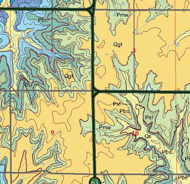 small geologic map