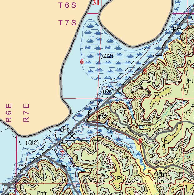 small geologic map