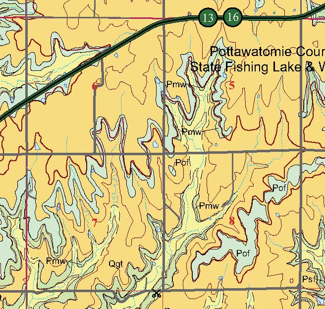 small geologic map