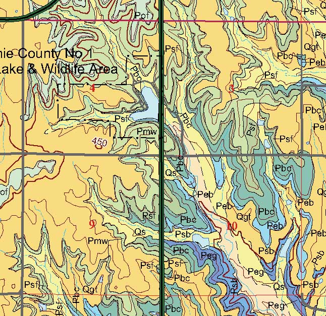 small geologic map