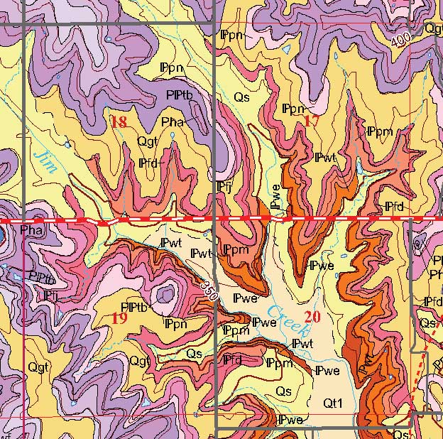 small geologic map