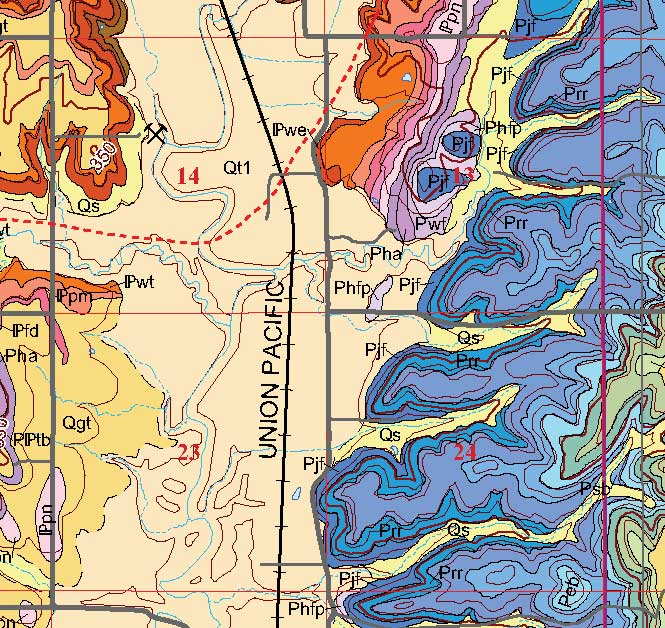 small geologic map