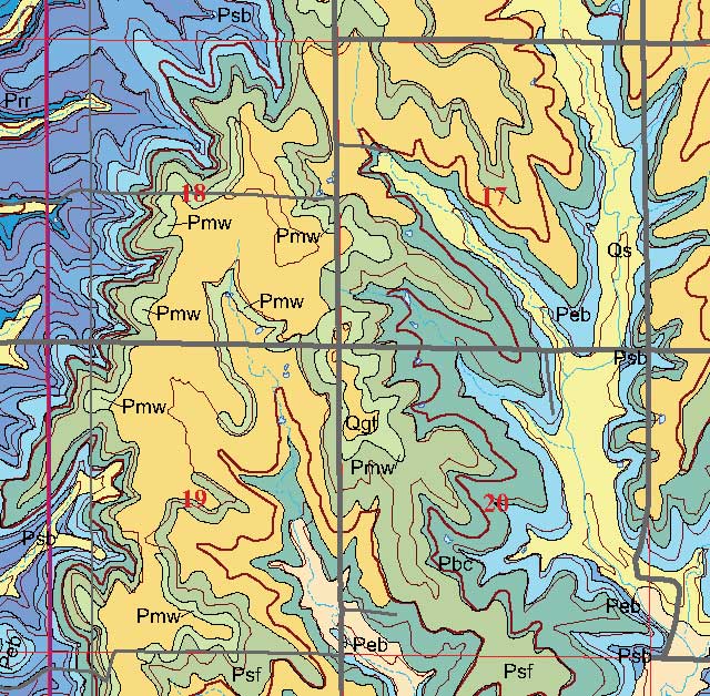 small geologic map