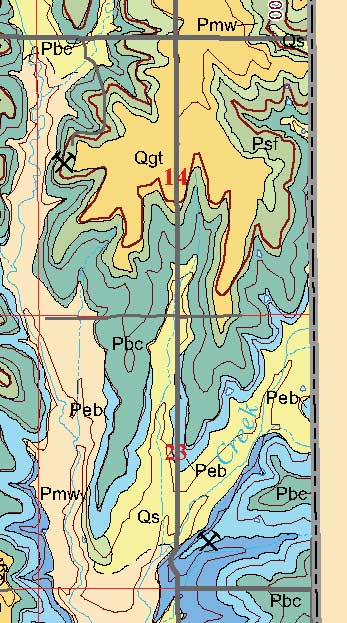 small geologic map