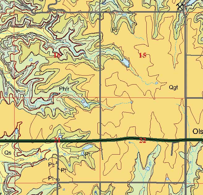 small geologic map