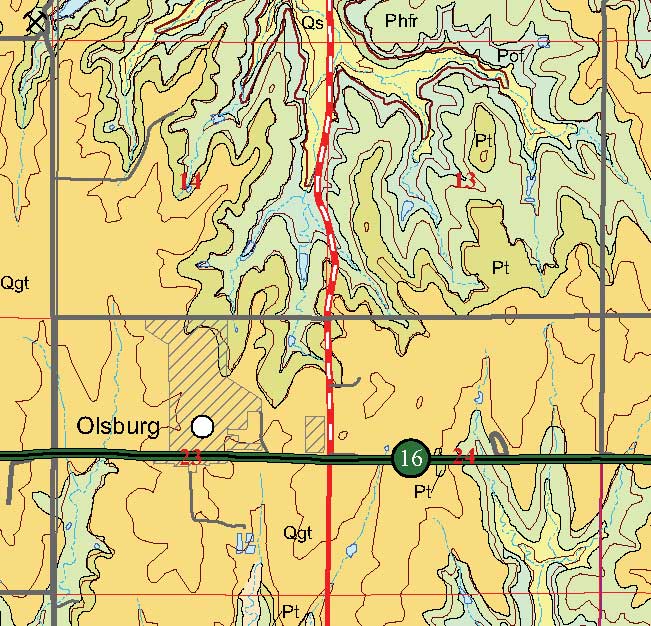 small geologic map