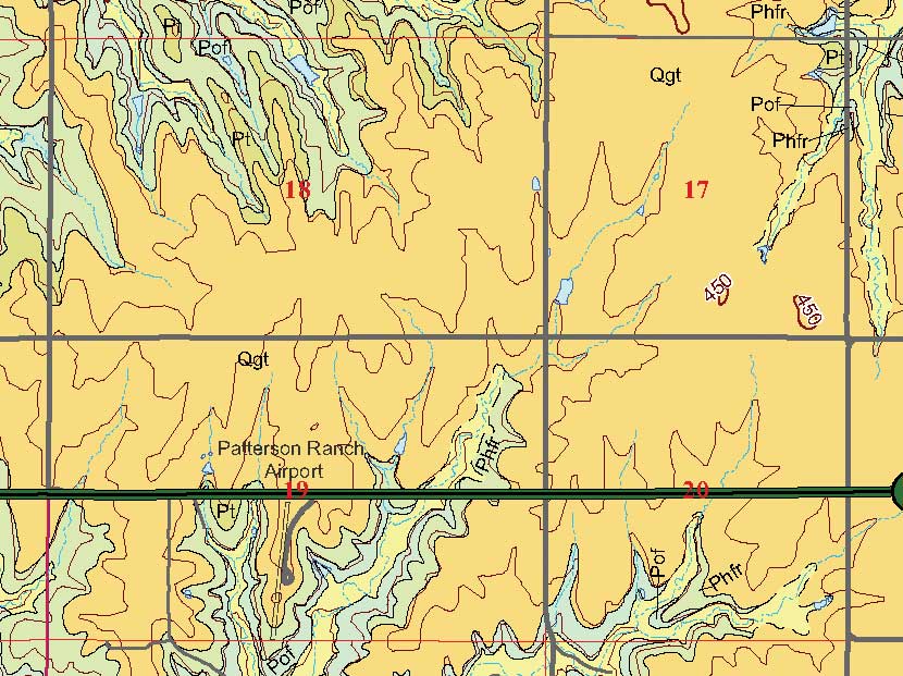 small geologic map