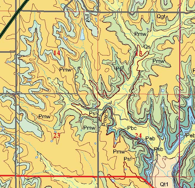 small geologic map