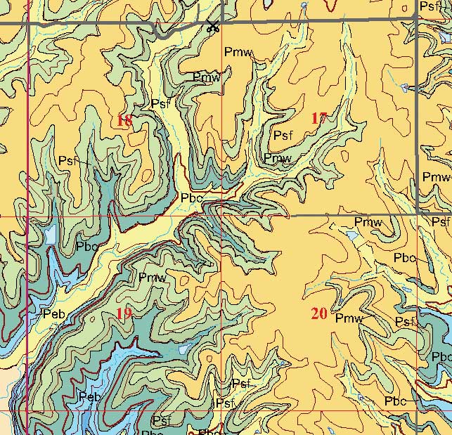 small geologic map