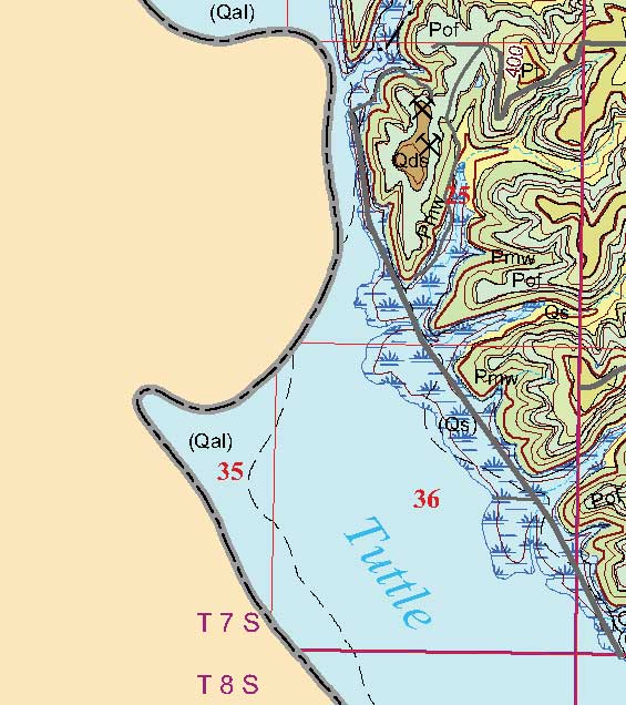 small geologic map